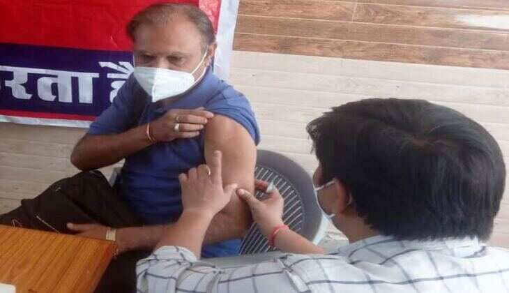 जार की प्रेरणा से लगे कोरोना टीकाकरण शिविर में 134 ने उठाया लाभ