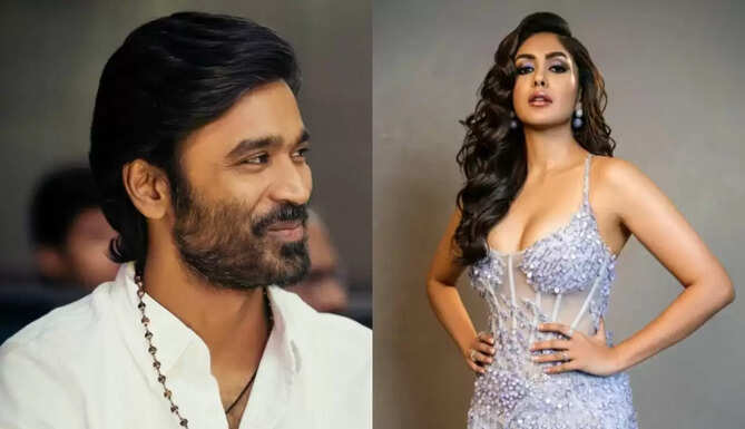 Dhanush and Mrunal Thakur