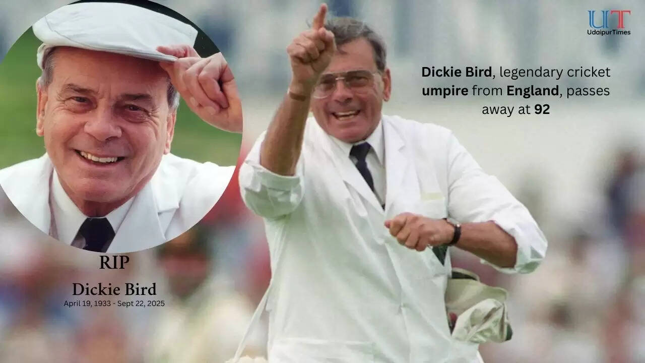 Dickie Bird, legendary cricket umpire from England, passes away at 92 – remembered for India vs England 1996 Test and decades of umpiring excellence