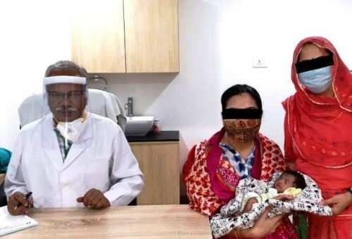 गीतांजली हॉस्पिटल में नवजात का हुआ सफल ऑपरेशन