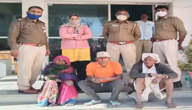 पहले पति समेत 3 लोगों को गिरफ्तार