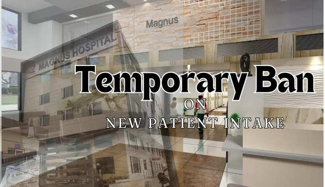 temporary ban on new patient intake on magnus hospital udaipur cmho serves notice district collector notice