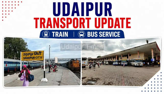 Udaipur Ahmedabad Rail Bus Connectivity