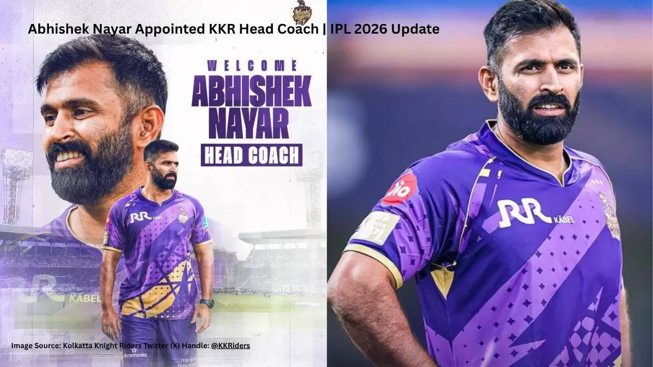 Abhishek Nayar Appointed KKR Head Coach | IPL 2026 Big Update