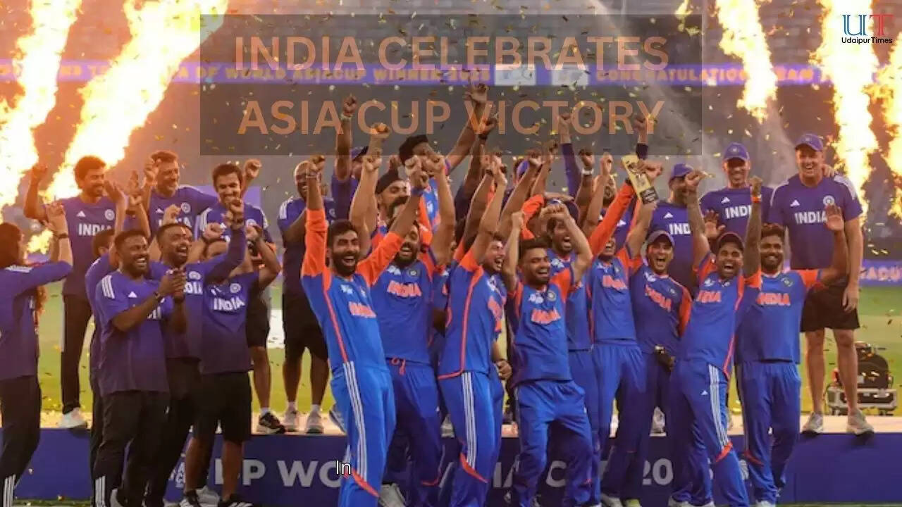 India defeated Pakistan to win their 9th Asia Cup title but refused to take the trophy from Pakistan minister & ACC president Mohsin Naqvi