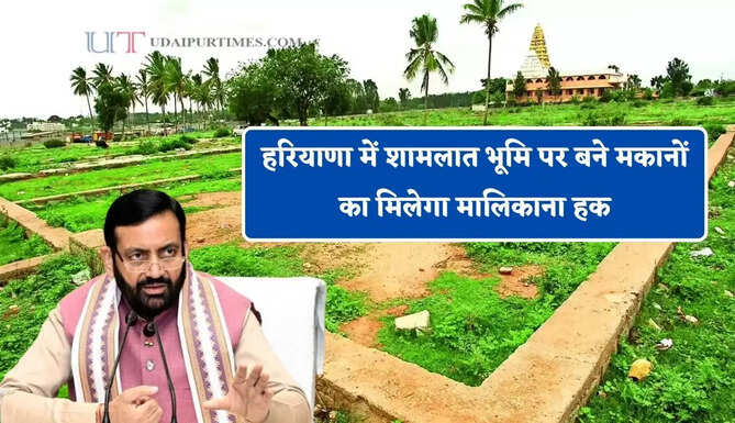 हरियाणा में शामलात भूमि पर बने मकानों का मिलेगा मालिकाना हक, जल्दी करें आवेदन&nbsp;