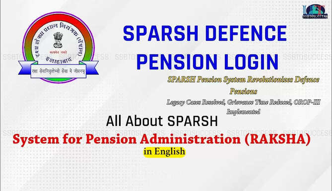 SPARSH Pension System Revolutionizes Defence Pensions | Legacy Cases Resolved, Grievance Time Reduced, OROP-III Implemented&rdquo;