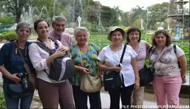 foreign tourists in Udaipur Tourism Boost