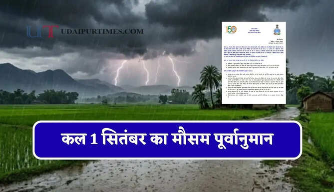 हरियाणा-राजस्थान समेत 20 राज्यों में भारी बारिश-आंधी का अलर्ट ! देखें कल का मौसम पूर्वानुमान