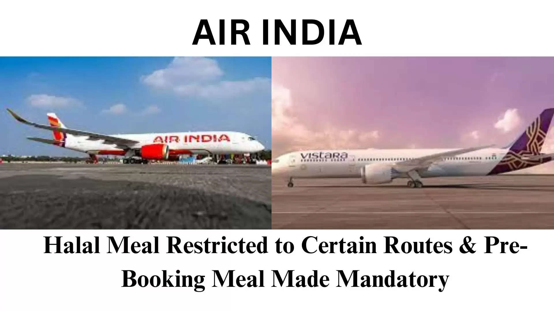 Halal Meals Air India