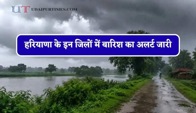 हरियाणा के इन जिलों में बारिश का अलर्ट जारी, जाने मौसम विभाग का ताजा अपडेट&nbsp;