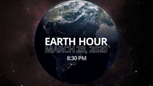 Earth Hour Day-All lights off from 8:30p.m. to 9: 30 p.m.