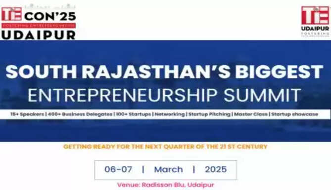 TiEcon Udaipur 2025 South Rajasthan's Biggest Entrepreneurial Summit organised by TiE Udaipur