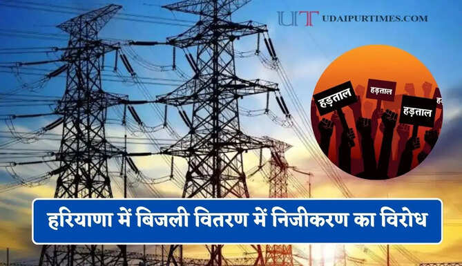 हरियाणा में बिजली वितरण में निजीकरण का विरोध, कर्मचारियों ने किया हड़ताल का ऐलान