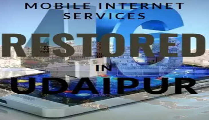 Mobile Internet Services restored in Udaipur