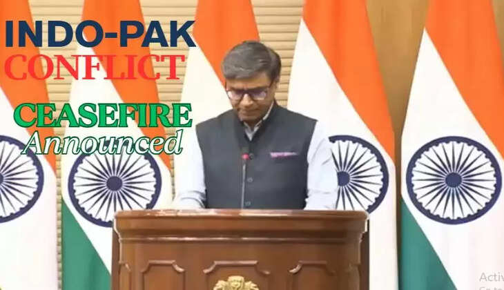 Indo Pak Conflict Update: Ceasefire Agreement Reached