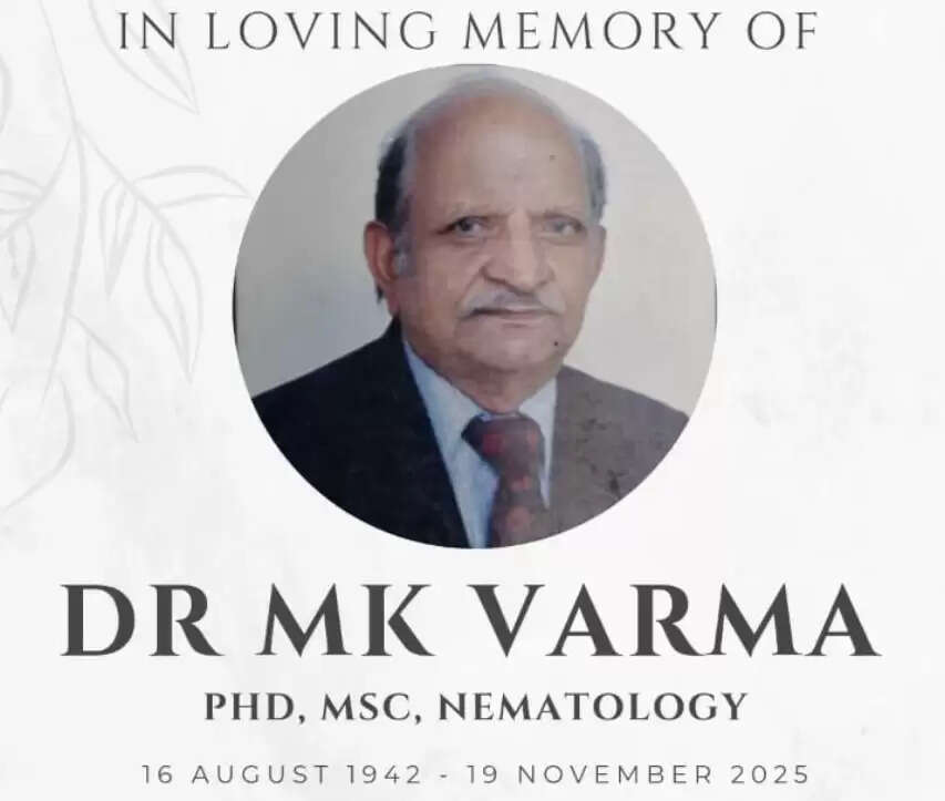 Dr. Mohan Krishna Varma &ndash; Pioneer of Nematology in India Portrait of Dr. Mohan Krishna Varma, renowned Indian nematologist and former Head of Nematology at IARI