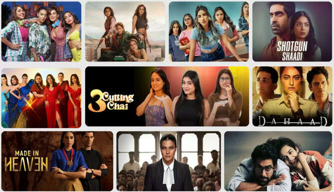 Female-centric OTT series celebrating friendship and modern womanhood, including Four More Shots Please Season 4