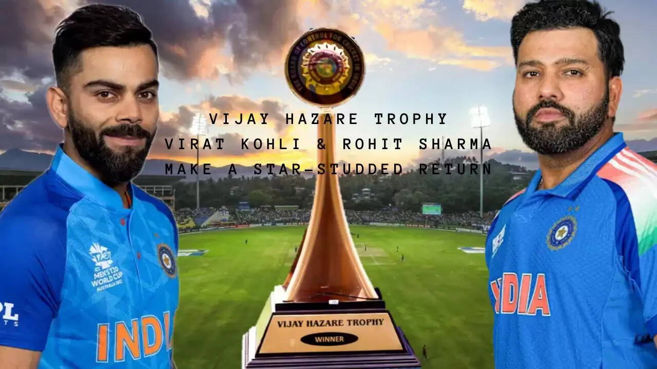 &ldquo;Virat Kohli and Rohit Sharma representing Delhi and Mumbai in Vijay Hazare Trophy 2025 domestic cricket&rdquo;