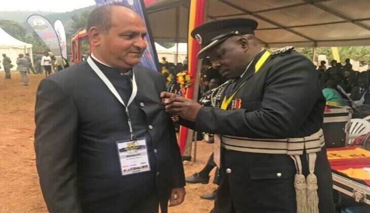 Udaipur born Rajesh Chaplot honoured with Highest Civilian Award of Uganda