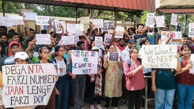 NEET UG 2024 Protest of Students