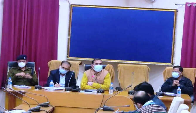 collector meeting with releious leaders