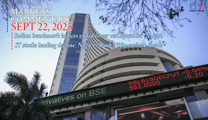 Indian stock market update &ndash; Sensex falls, Nifty holds 25,200, IT stocks slump, market outlook September 22