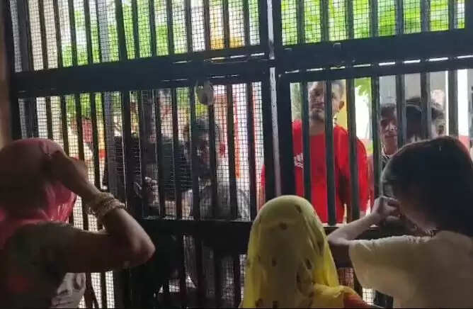 rakhi in rajsamand jail