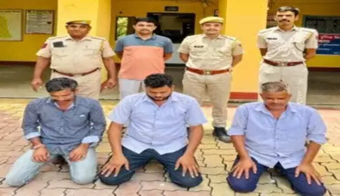 Thieves arrested by Bhinder police