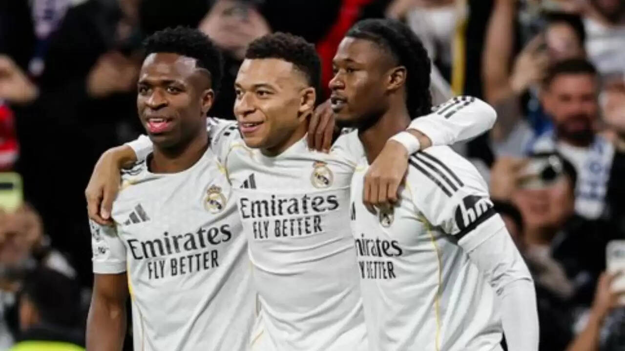 Vinicius Junior and Kylian Mbappe starred as Real Madrid strolled to a 6-1 win over AS Monaco