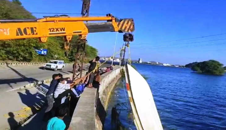 boat overturn fatehsagar