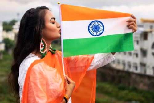 मॉडल डॉ दिव्यानी कटारा ने अपने अंदाज में मनाया स्वाधीनता दिवस