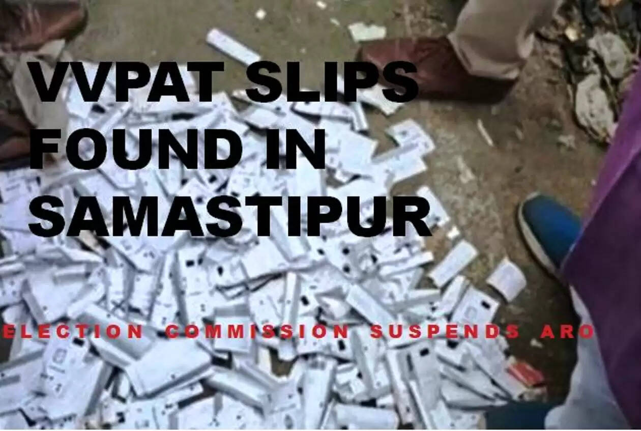 VVPAT Slips found in Samastipur