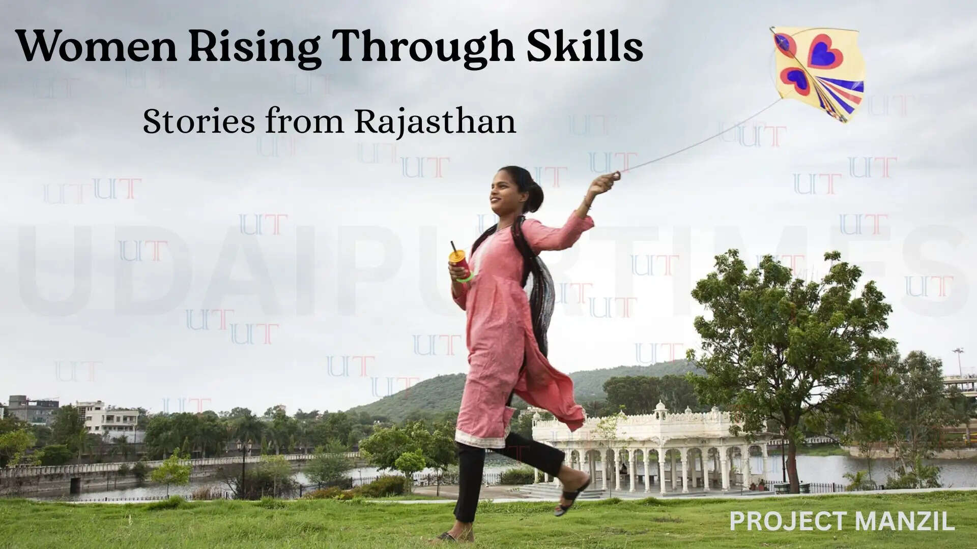 Women in Rajasthan gaining economic independence through skill development programs like Project Manzil.
