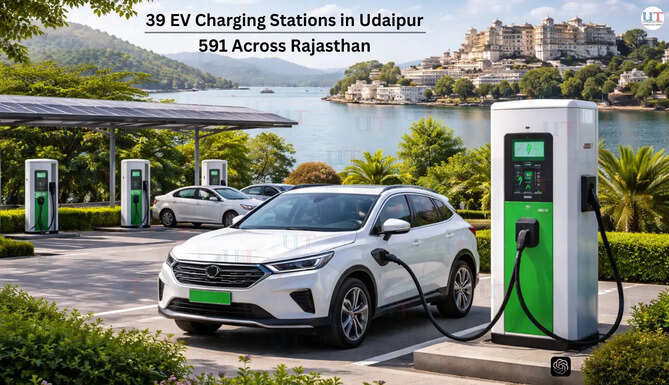EV charging station infrastructure expansion in Udaipur under PM E-Drive scheme Rajasthan