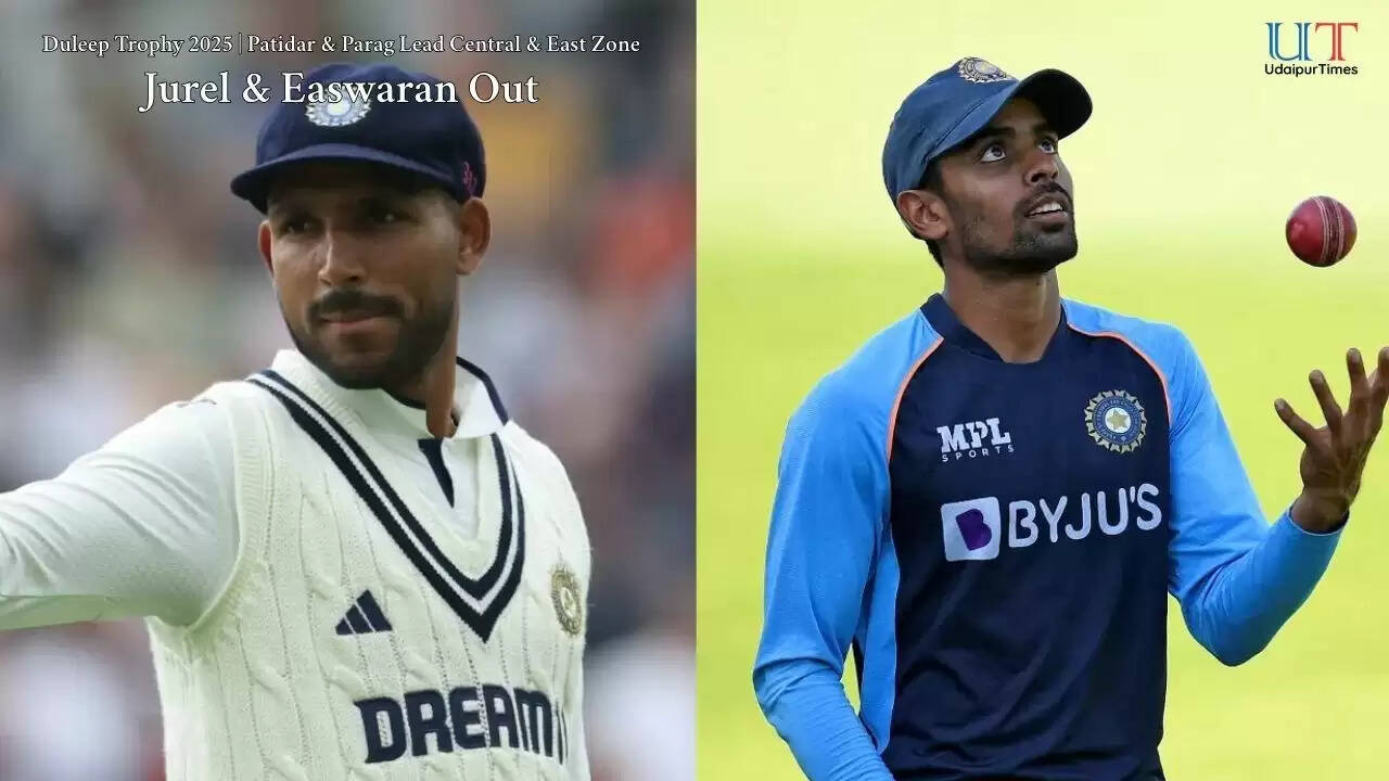 Duleep Trophy 2025 zonal cricket match with Rajat Patidar and Riyan Parag leading their teams