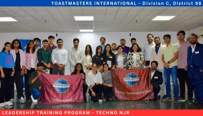Toastmasters Leadership Training Hosted at Techno NJR, Udaipur