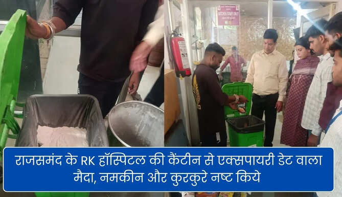 Food Inspection in Rajsamand RK hospital Canteen