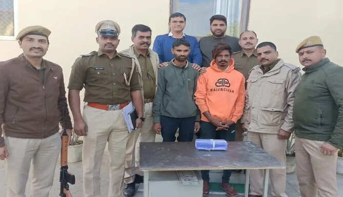 Accused arrested with Illegal arms at Savina PS