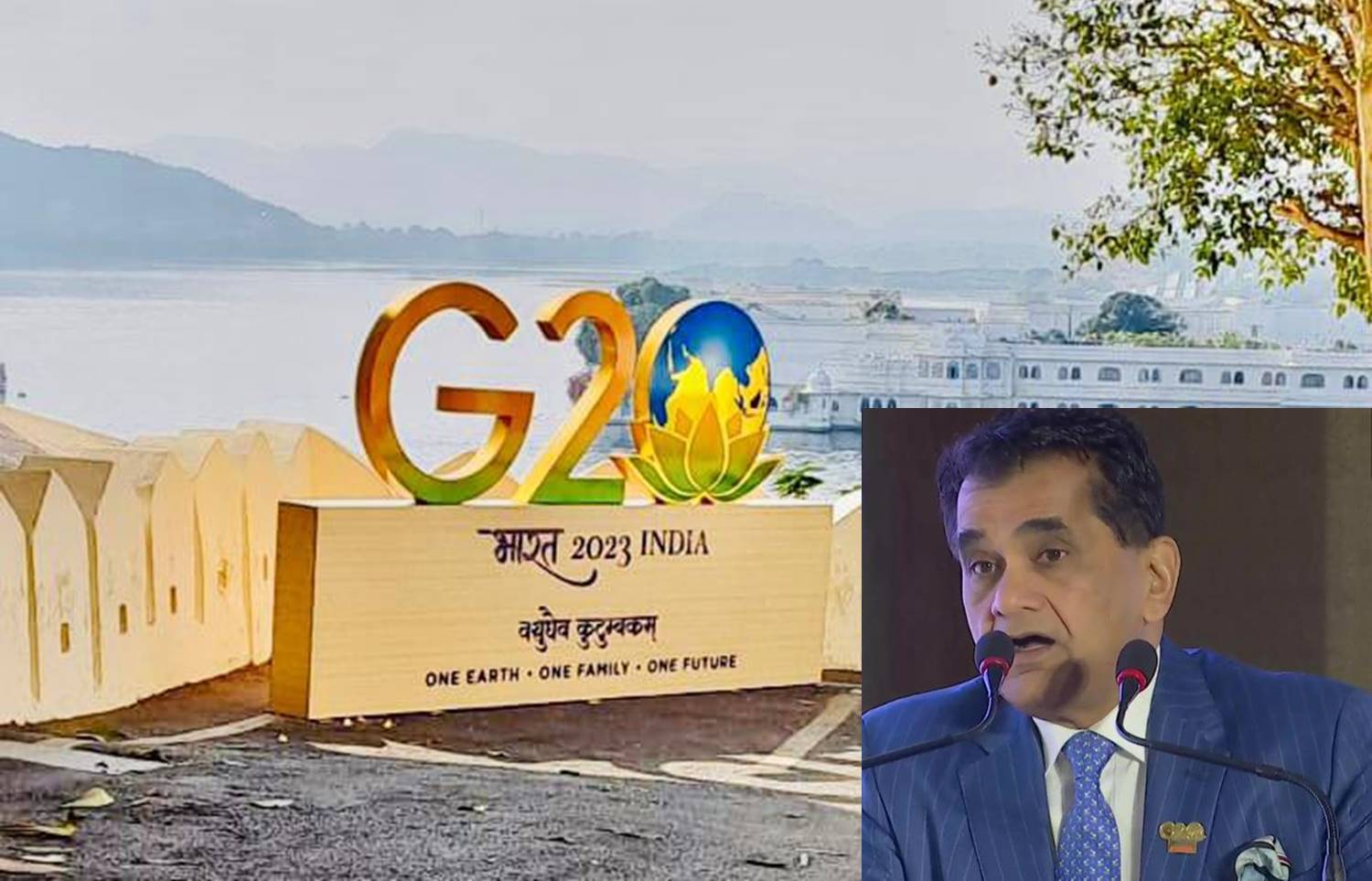 Amitabh Kant Addresses Media On First Day Of G20 Sherpa Summit Meeting ...