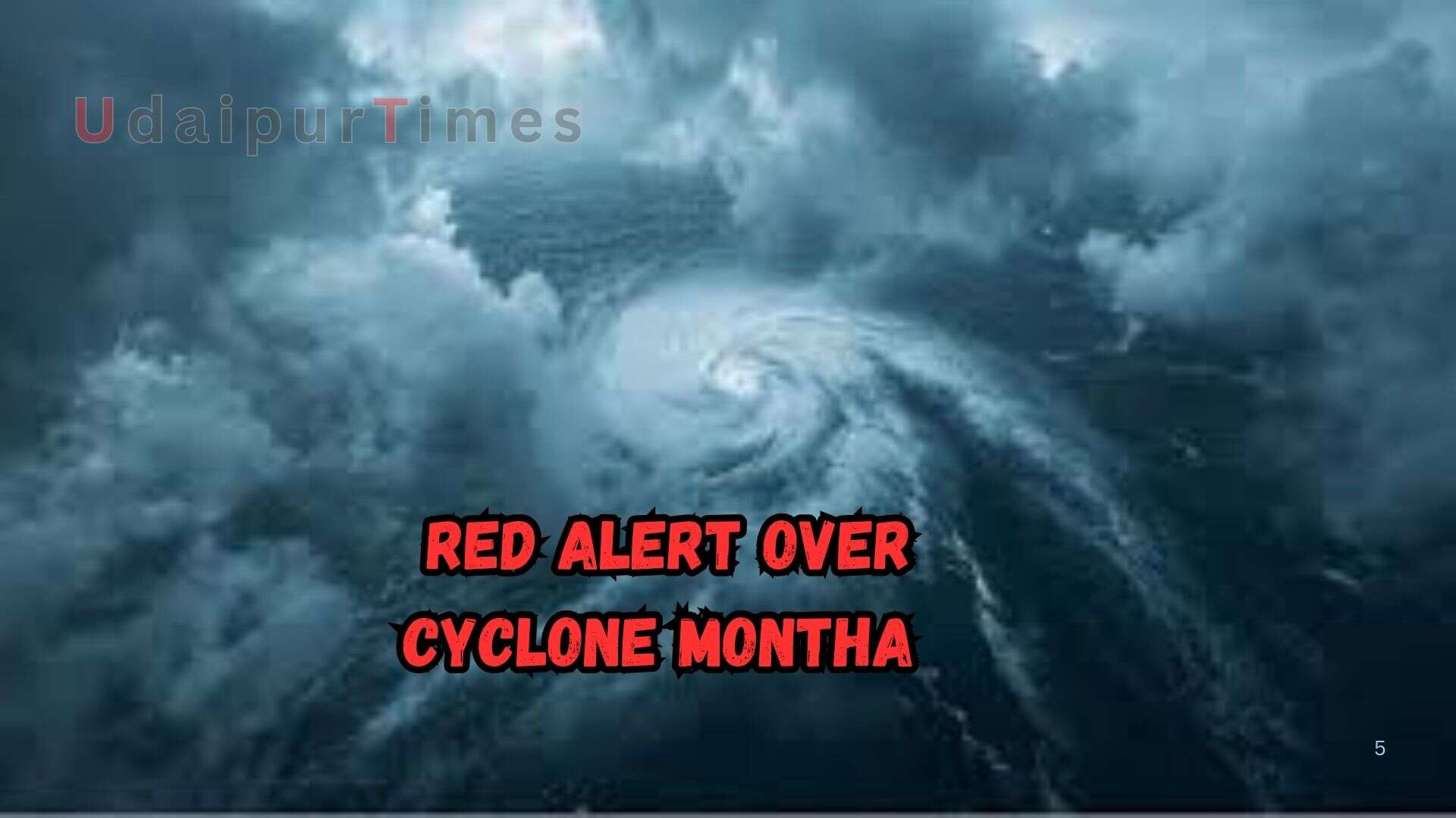 Cyclone Montha Weakens After Landfall in Andhra Pradesh