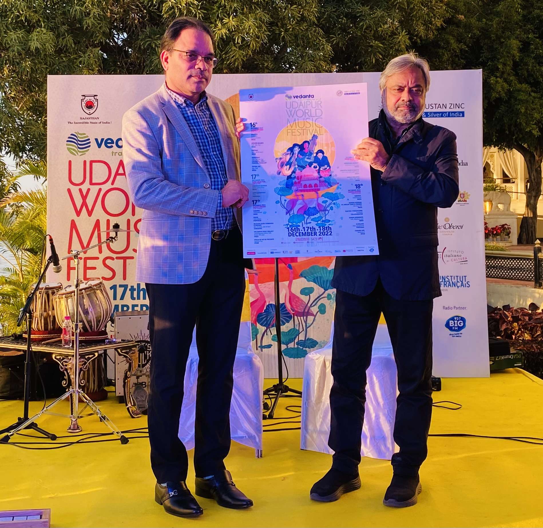 Udaipur World Music Festival is happening from 16 to 18 December 2022