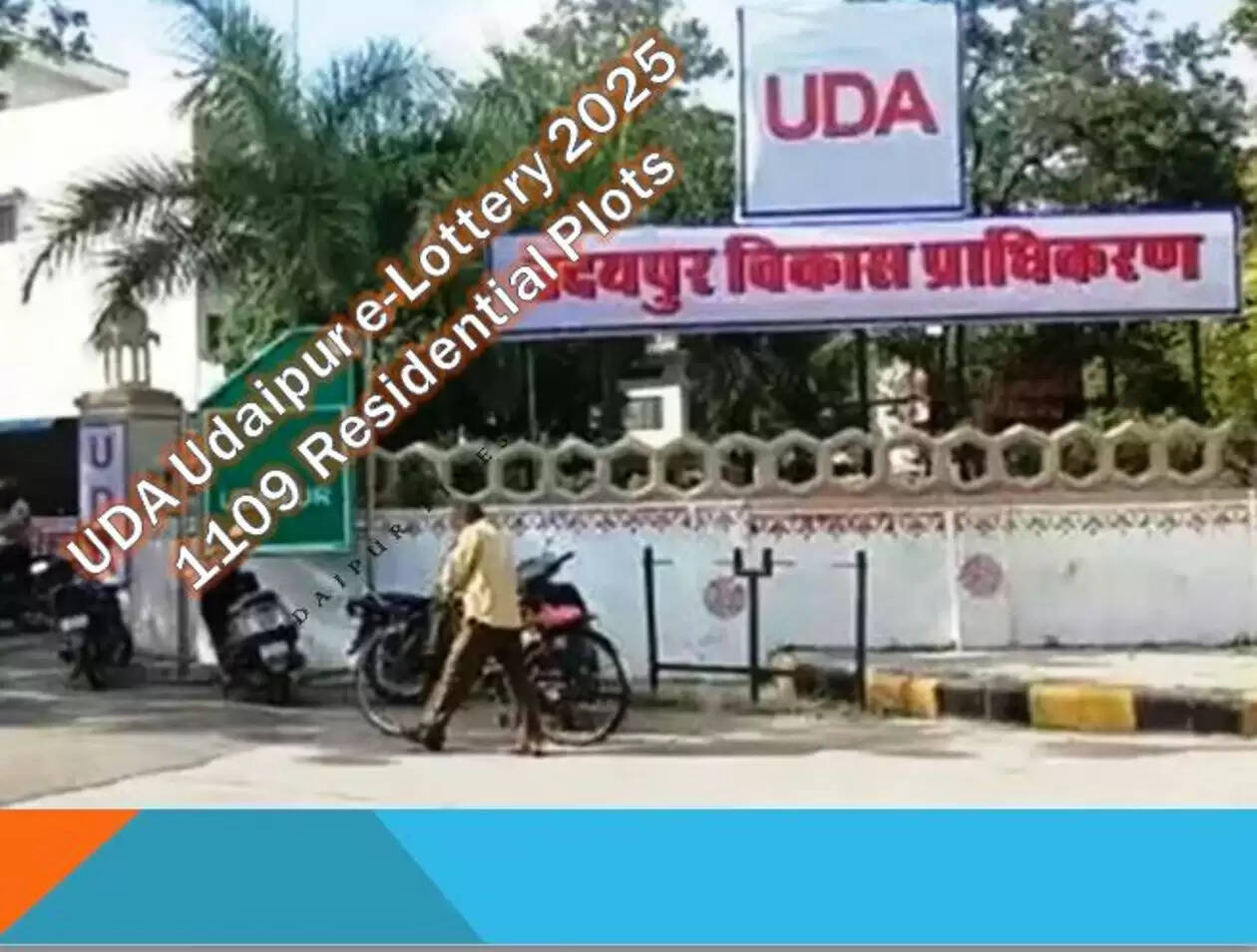 UDA Udaipur e-Lottery 2025 – 1109 Residential Plots