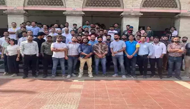 Udaipur doctors supported SMS Hospital Doctors Strike