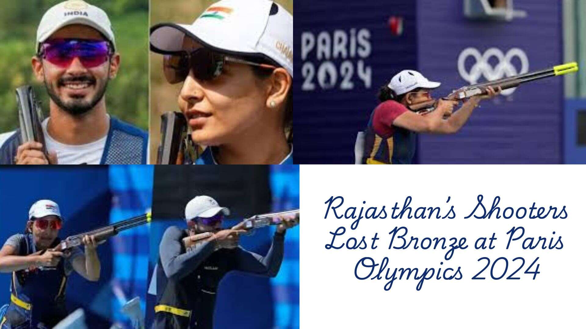 Paris 2024 Olympics: Rajasthan's Shooters Fall Short of Bronze